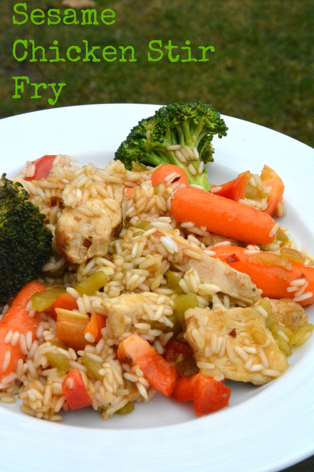 Sesame Chicken Stir Fry Recipe and a Blue Dragon CookBook Giveaway!