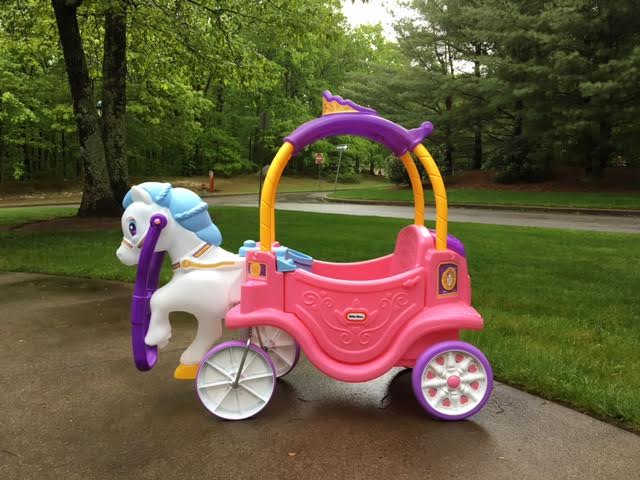 little tikes princess horse & carriage
