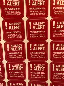 I love the Allergy Stickers for Zane From StickerYou! - The Mommyhood ...